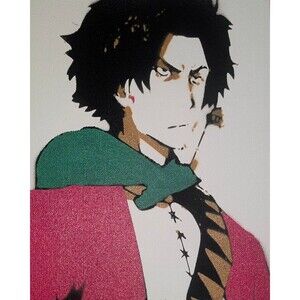 Samurai Champloo Spray Paint Art Piece